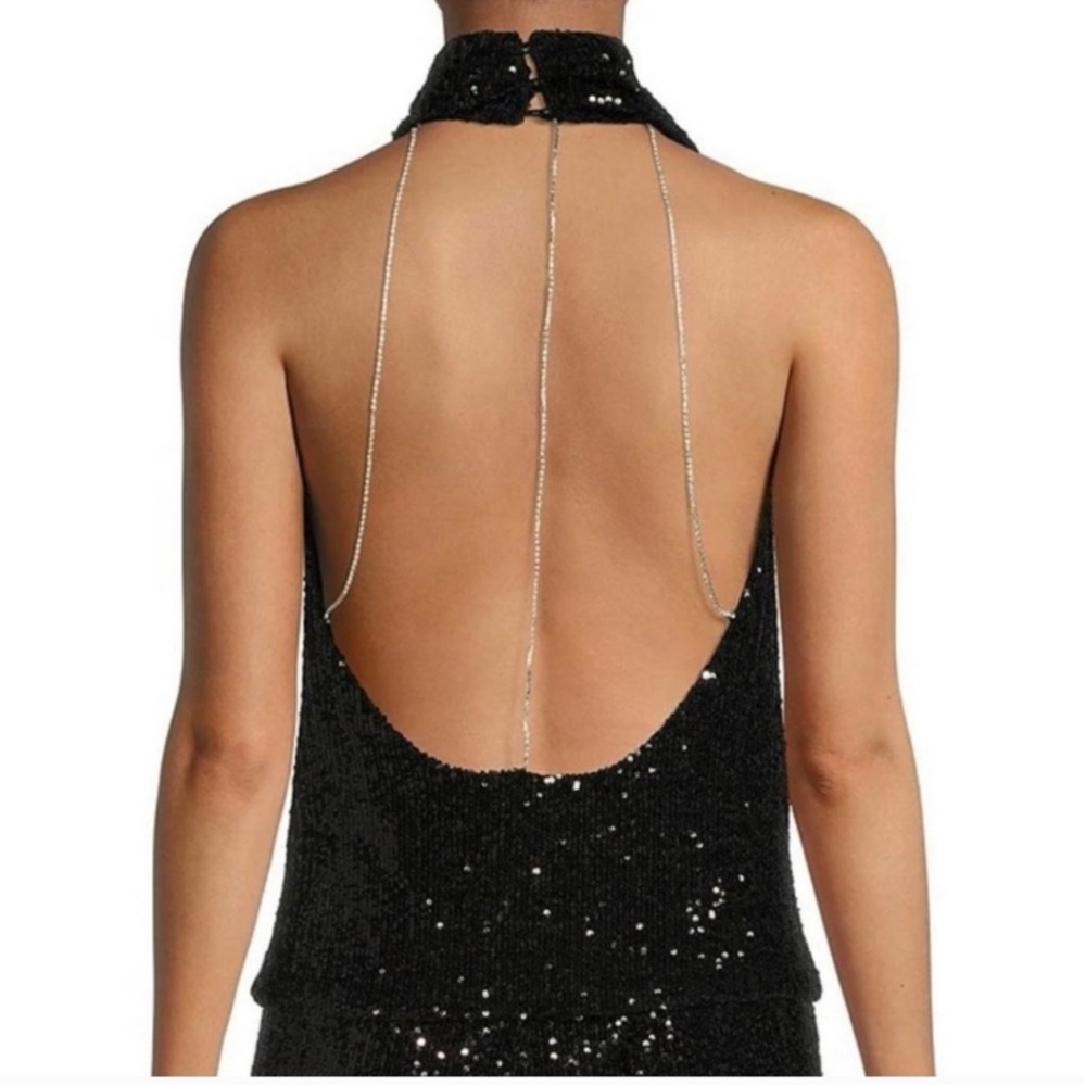 Gianni Bini Sienna Sequin Halter Top